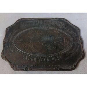 Vtg Southern Comfort Whiskey Belt Buckle Under Your Belt 70s Advertising Promo